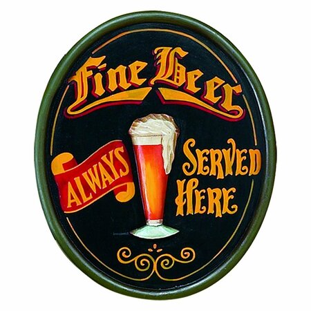 RAM GAMEROOM Pub Sign-Fine Beer-23.5in. H R447